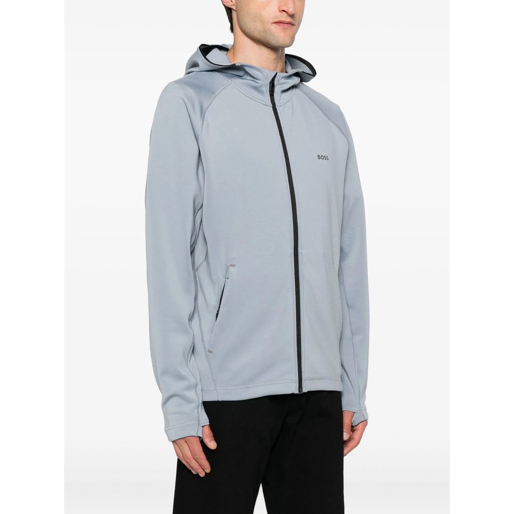 Boss Blue Sweaters & Knitwear - Hoodies Men