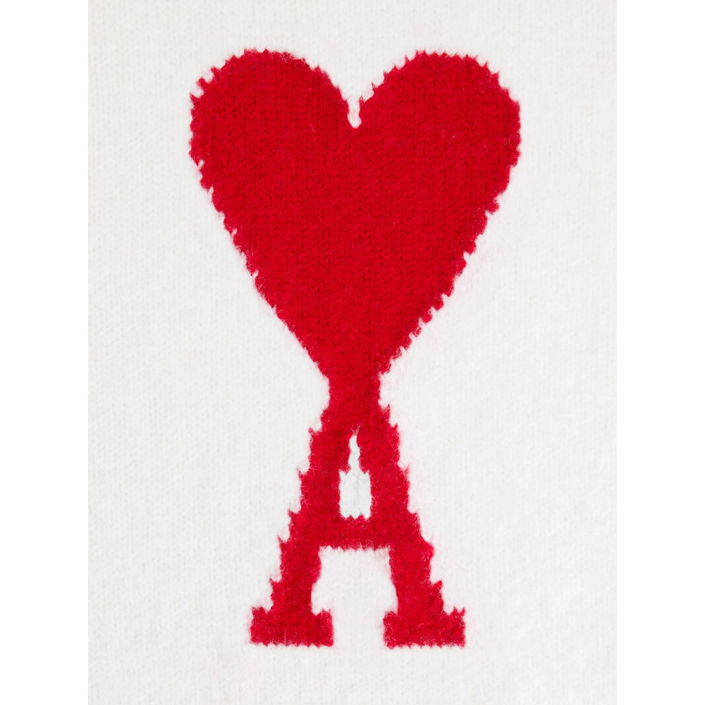 Ami Paris White Sweaters & Knitwear - Jumpers Men