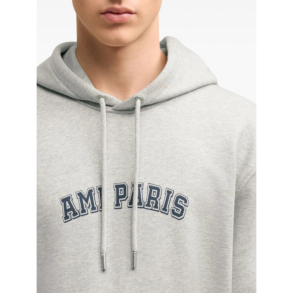 Ami Paris Grey Sweaters & Knitwear - Hoodies Men