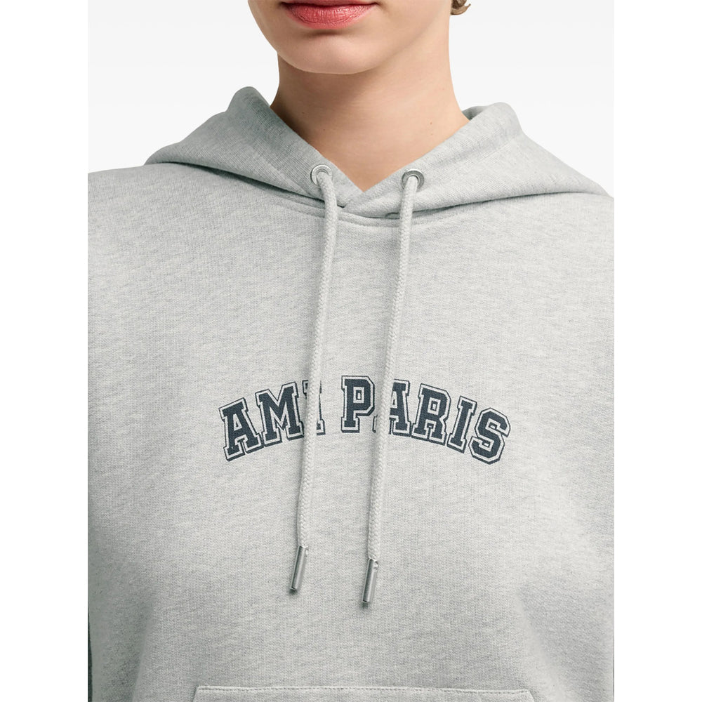 Ami Paris Grey Sweaters & Knitwear - Hoodies Men