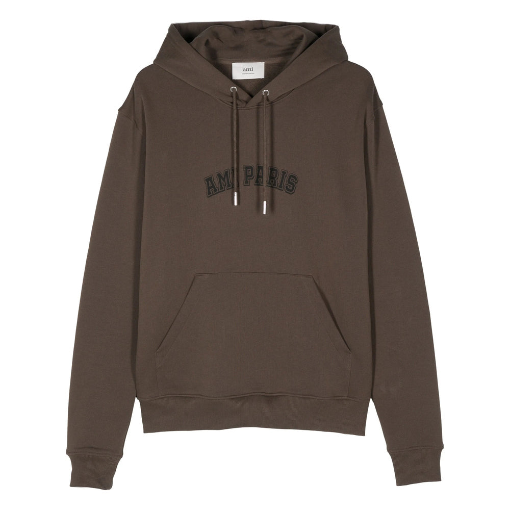 Ami Paris Brown Sweaters & Knitwear - Hoodies Men