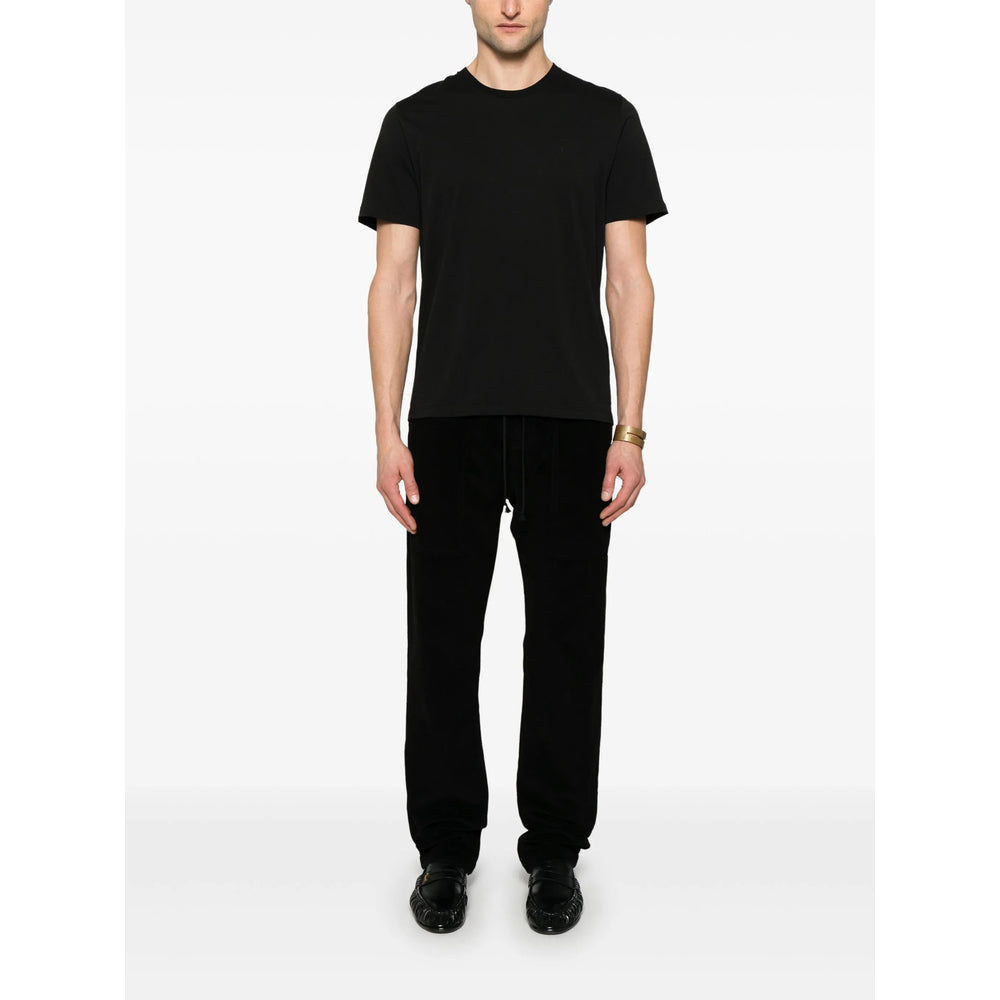 Saint Laurent Black T-Shirts & Vests - T-Shirts Men