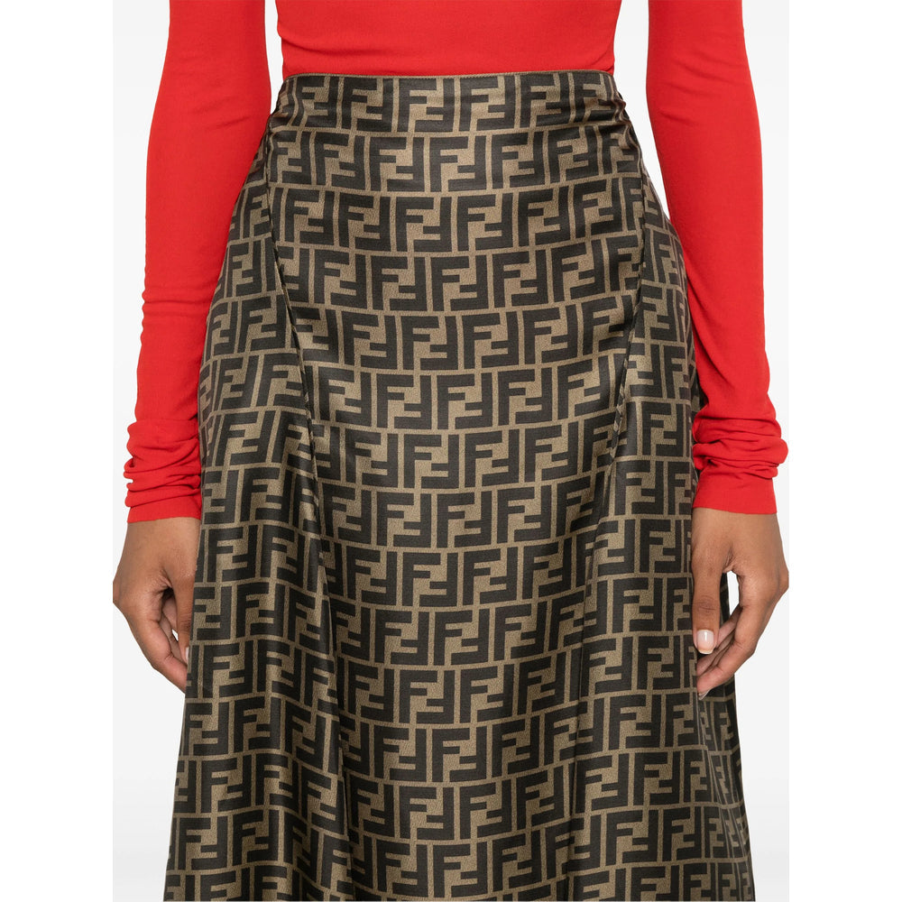 Fendi Brown Skirts - A-Line Skirts Women