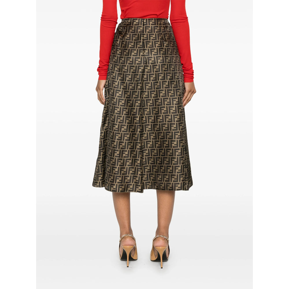 Fendi Brown Skirts - A-Line Skirts Women