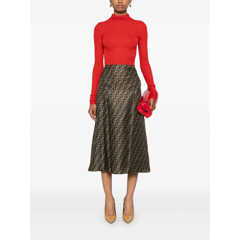 Fendi Brown Skirts - A-Line Skirts Women