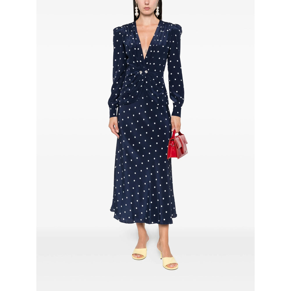 Alessandra Rich Blue Dresses - Day Dresses Women