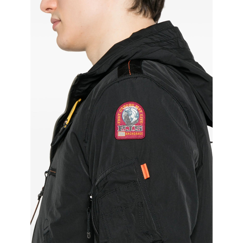 Parajumpers Black Jackets - Hooded Jackets Men