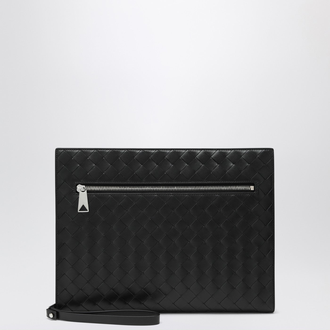 Bottega Veneta Men Black Intrecciato Document Holder