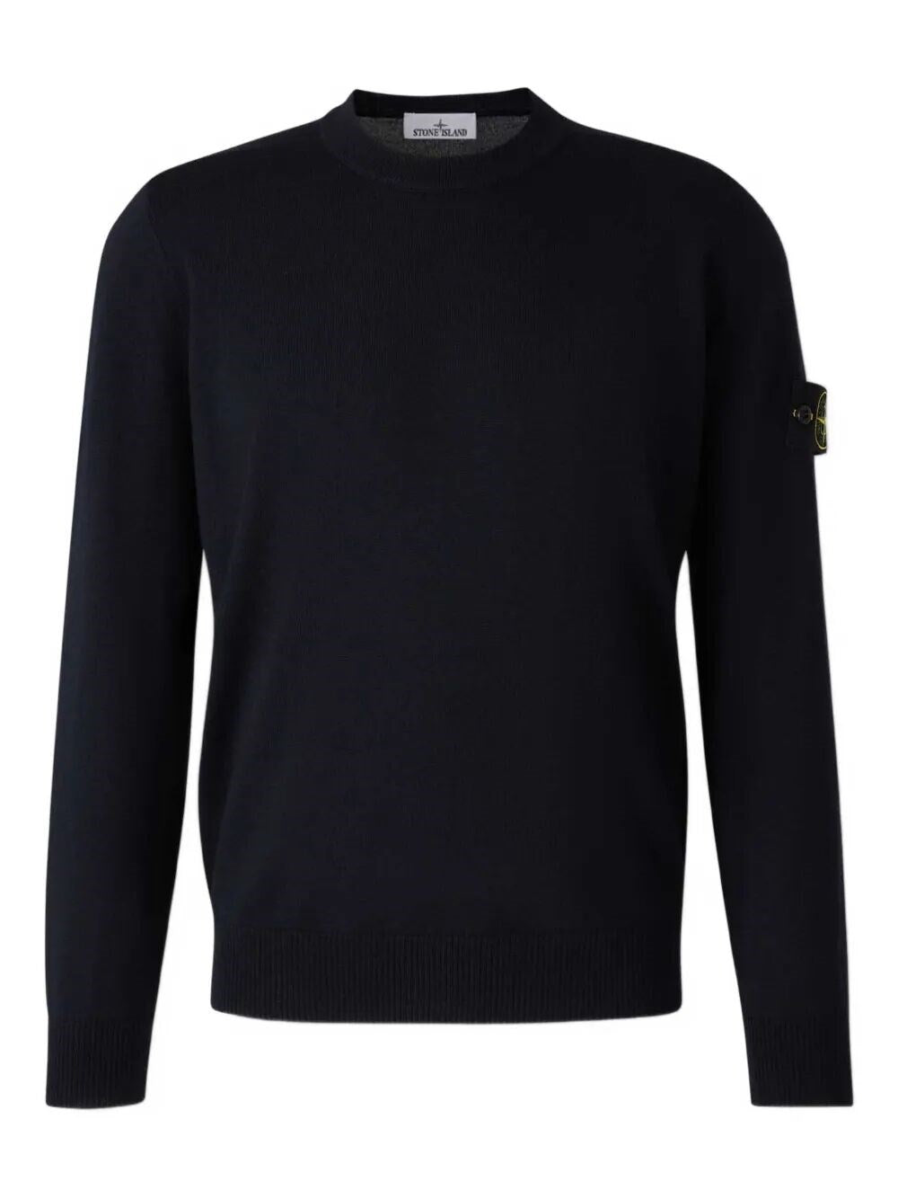 Stone Island Men `Light Rws Pure Wool` Crew-Neck