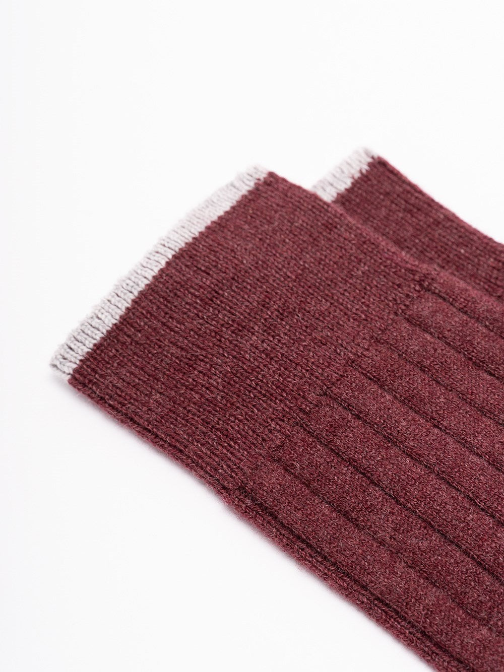 Brunello Cucinelli Men Rib Knit Socks