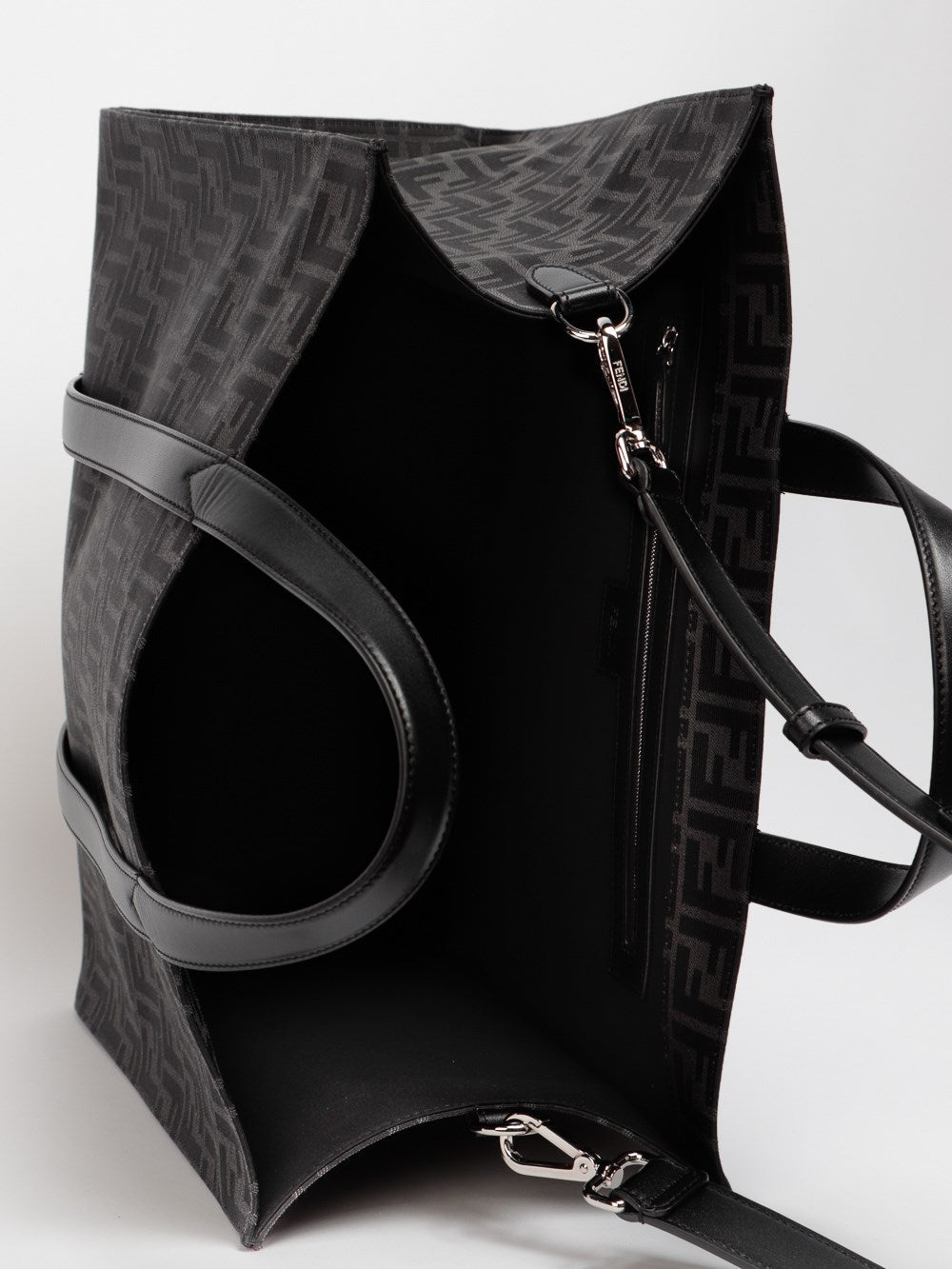 Fendi Men `Ff` Jacquard Shopper