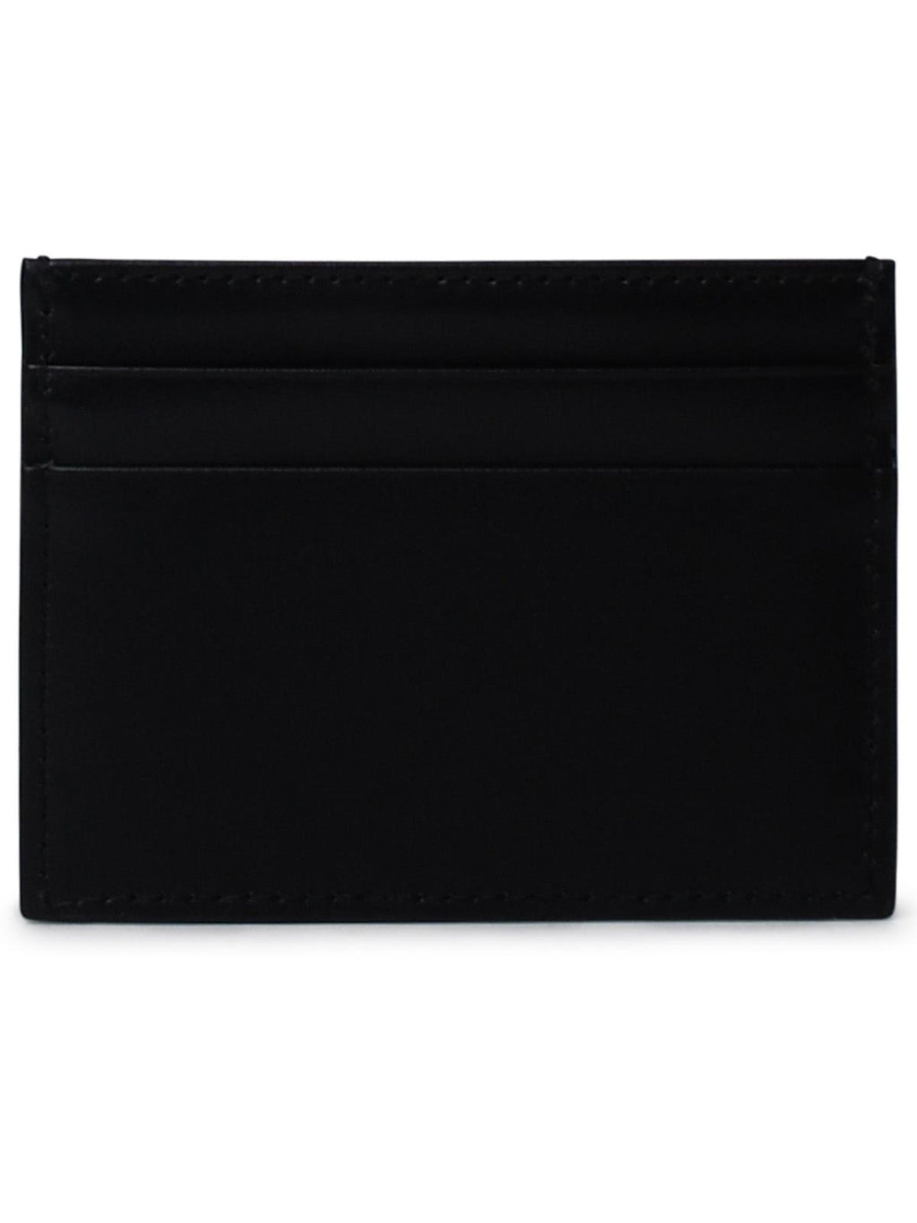 Dolce & Gabbana Black Leather Card Holder Men
