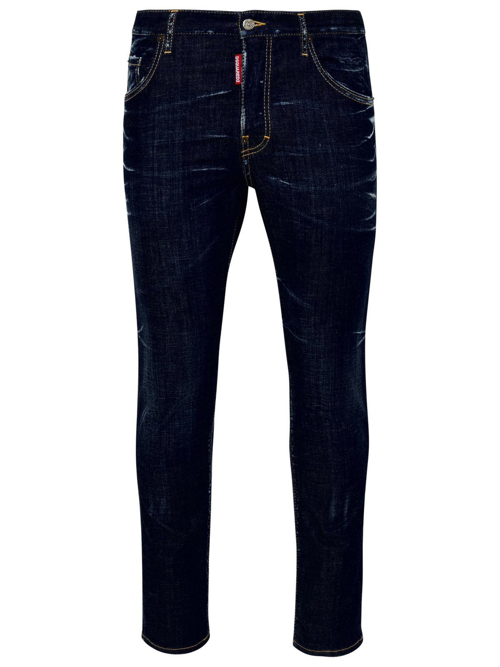 Dsquared2 Blue Cotton Skater Jeans Men