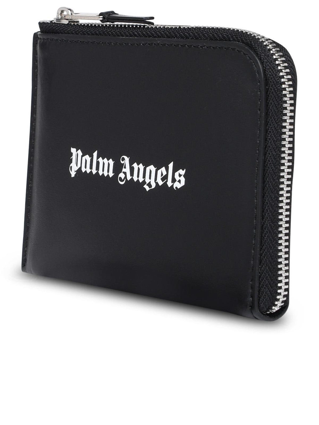 Palm Angels Black Leather Cardholder Men