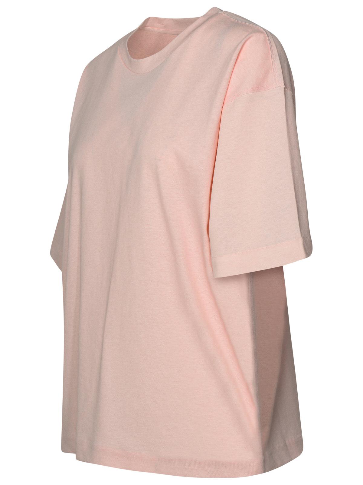 Burberry Pink Cotton T-Shirt Women