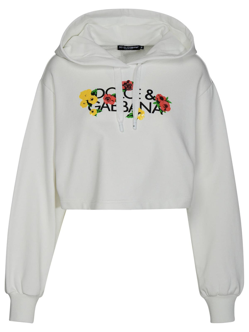 Dolce & Gabbana White Cotton Sweatshirt Women