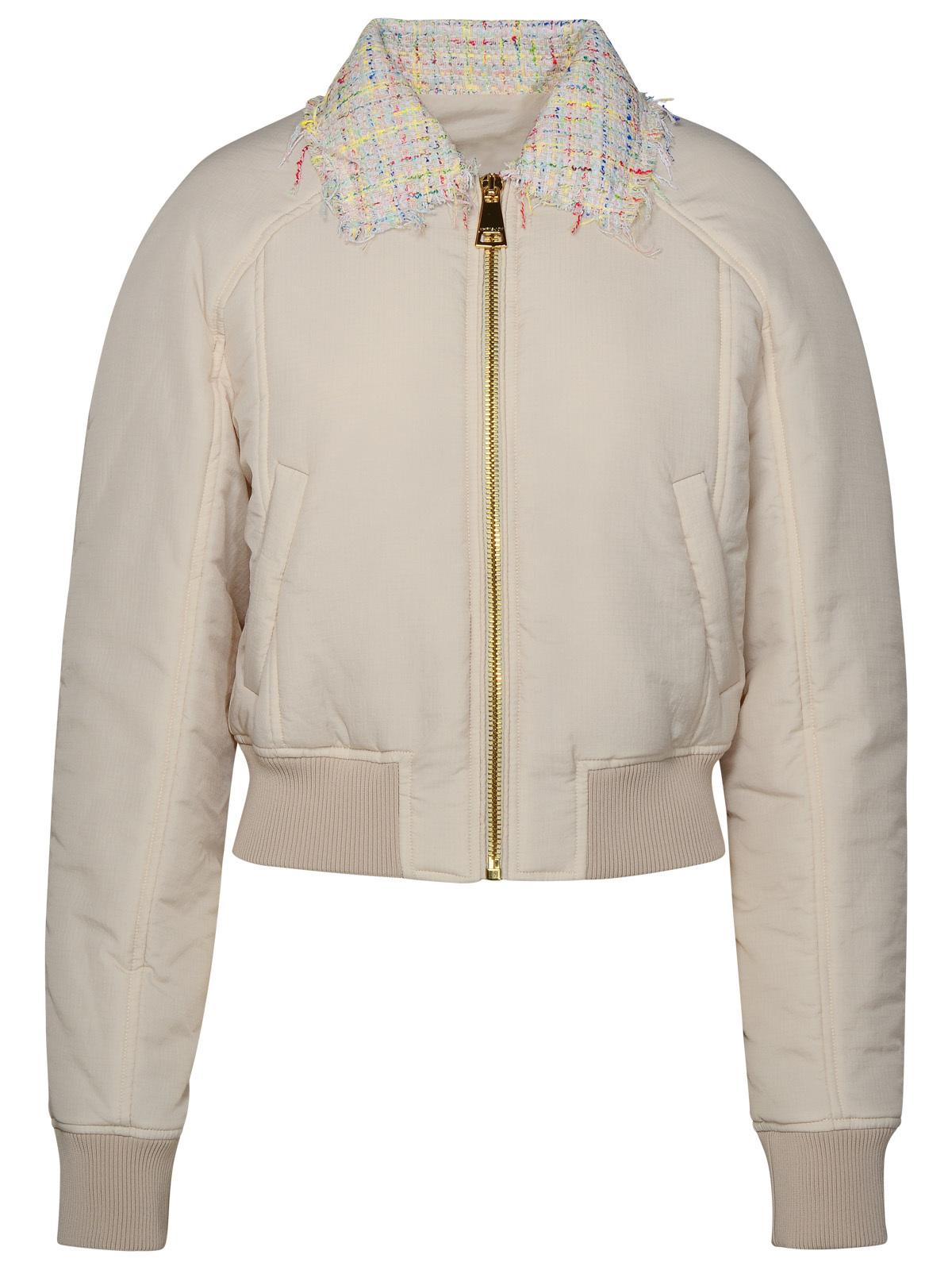 Khrisjoy Beige Polyamide Jacket Women