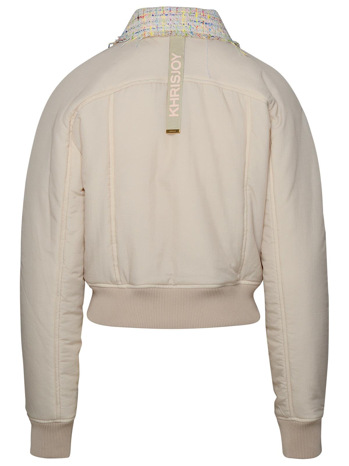 Khrisjoy Beige Polyamide Jacket Women