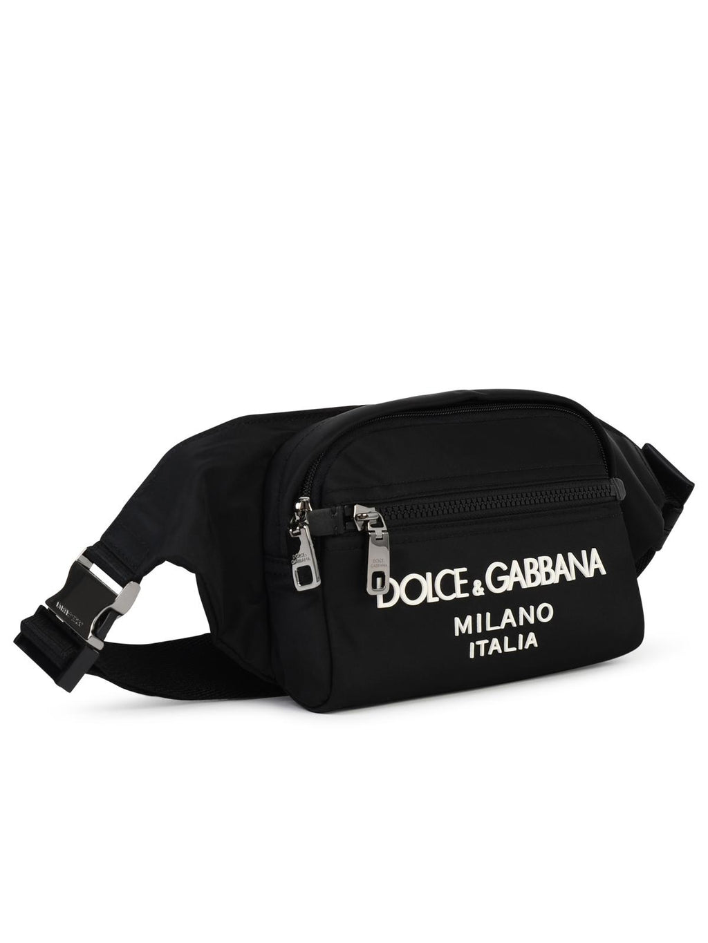 Dolce & Gabbana Small Black Nylon Fanny Pack Men