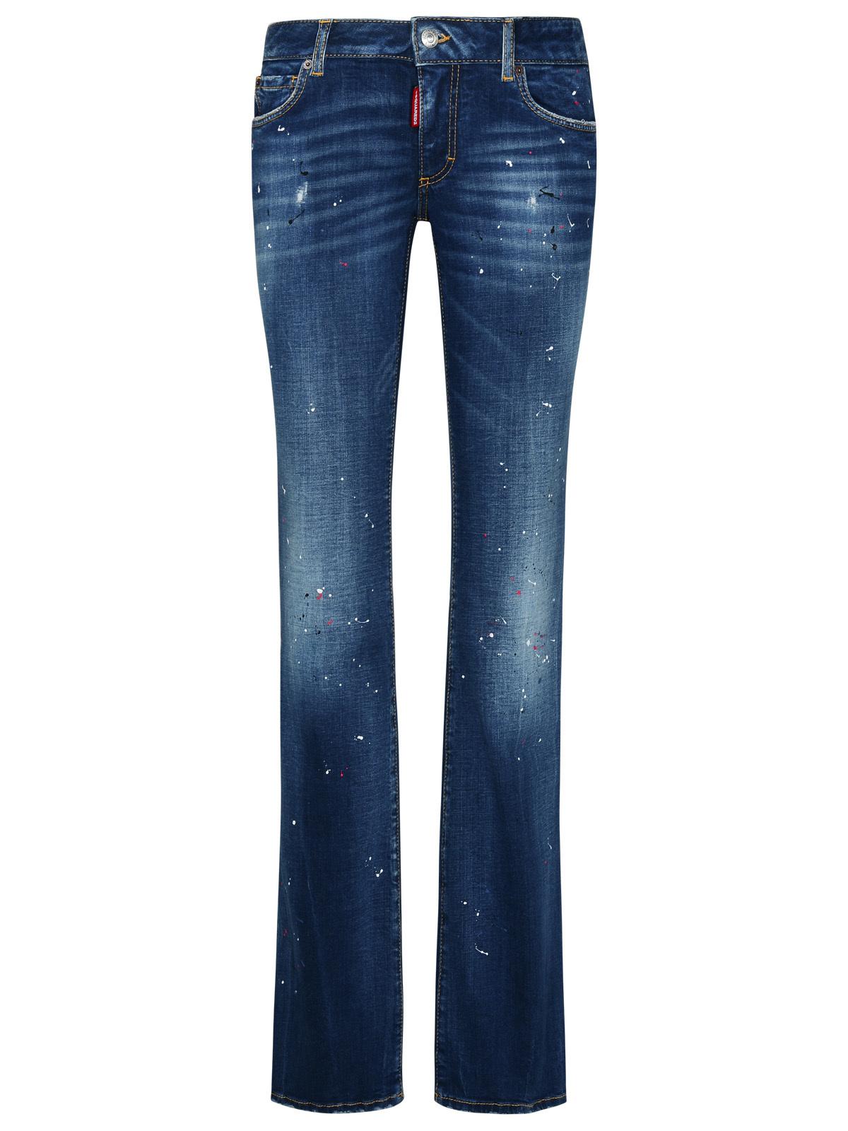Dsquared2 Blue Cotton Jeans Women