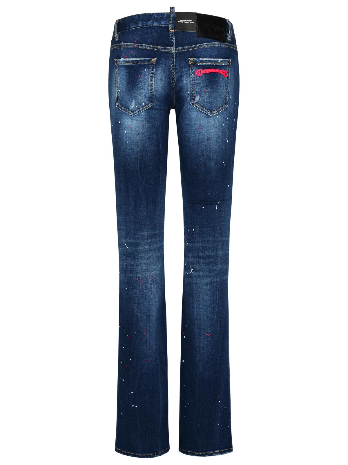 Dsquared2 Blue Cotton Jeans Women