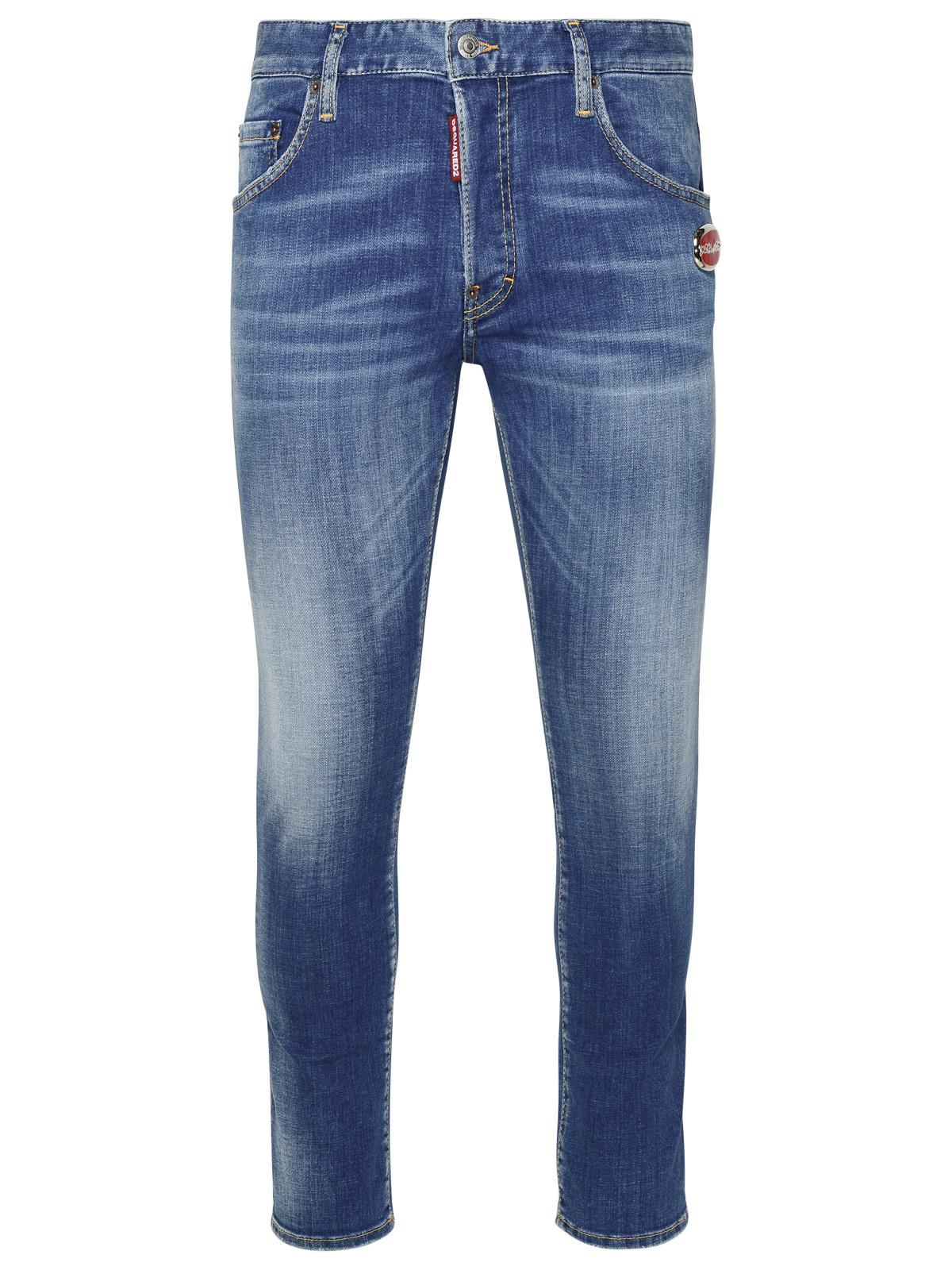 Dsquared2 'Skater' Blue Cotton Jeans Men