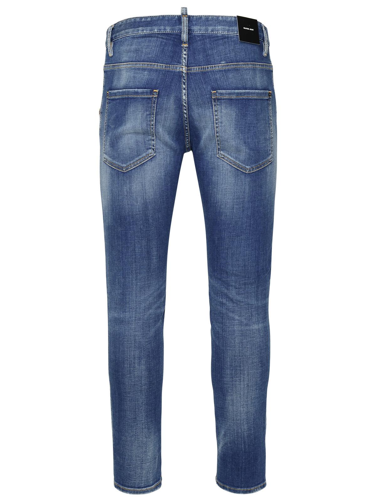 Dsquared2 'Skater' Blue Cotton Jeans Men