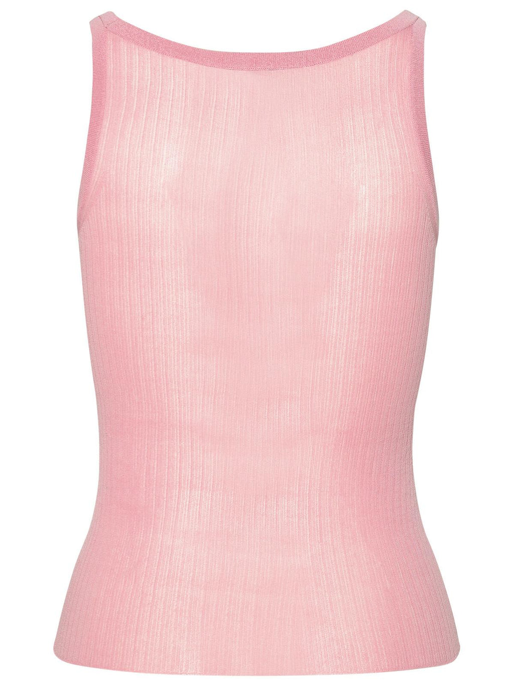 Max Mara 'Bastia' Pink Silk Tank Top Women