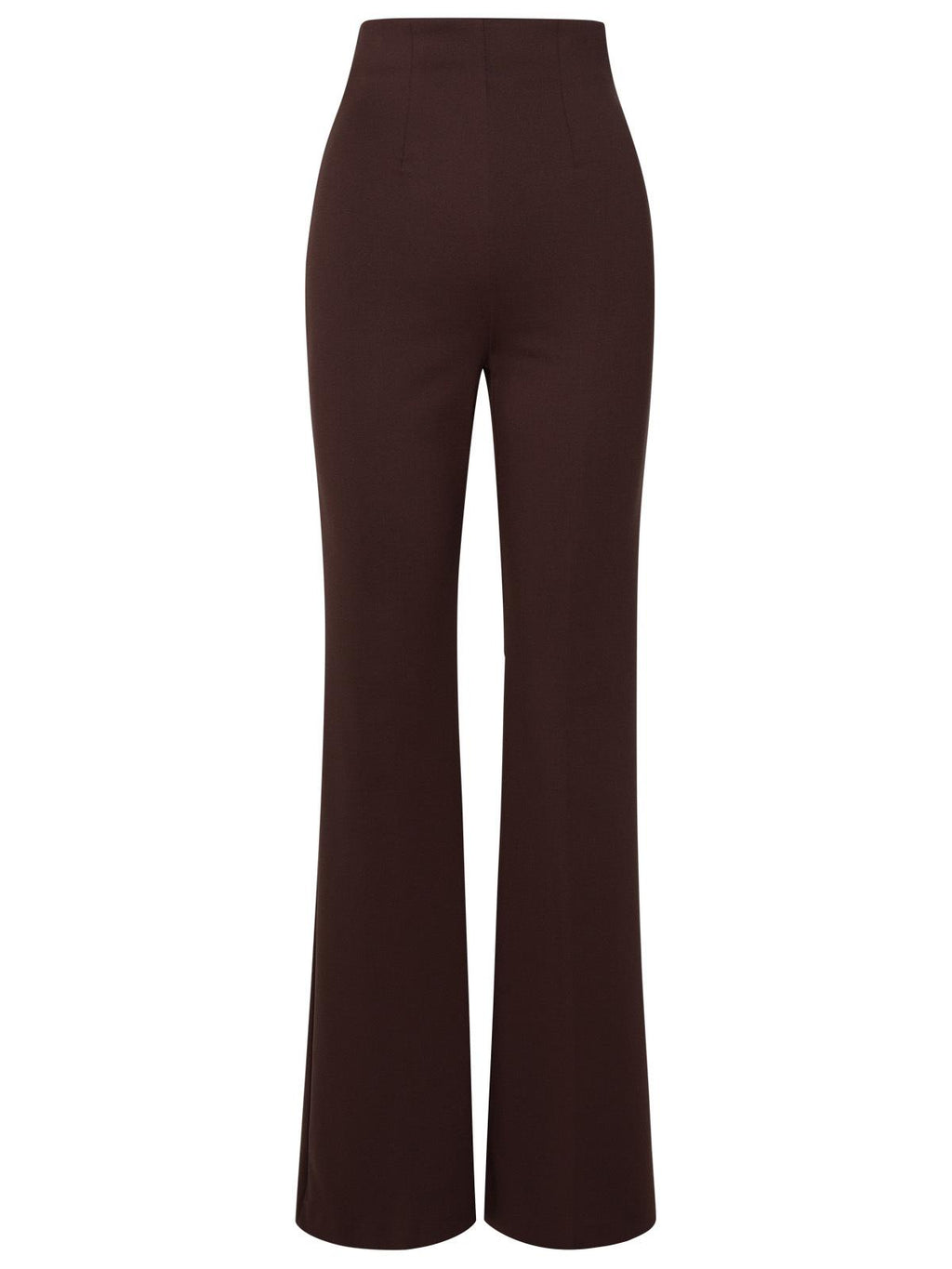 Sportmax Brown Polyamide Trousers Women