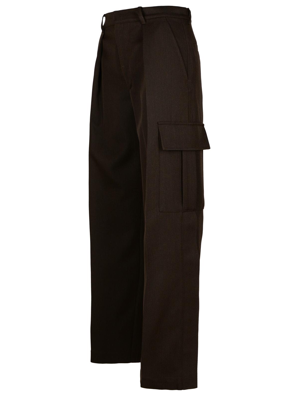 Burberry Brown Wool Cargo Pants Women