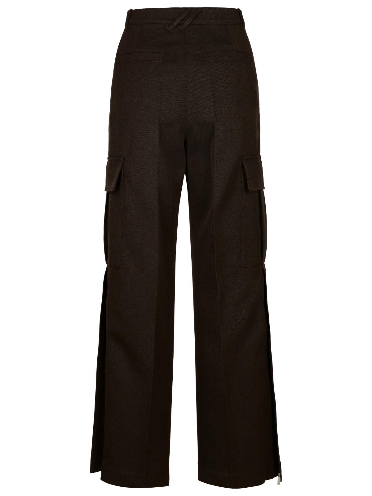 Burberry Brown Wool Cargo Pants Women