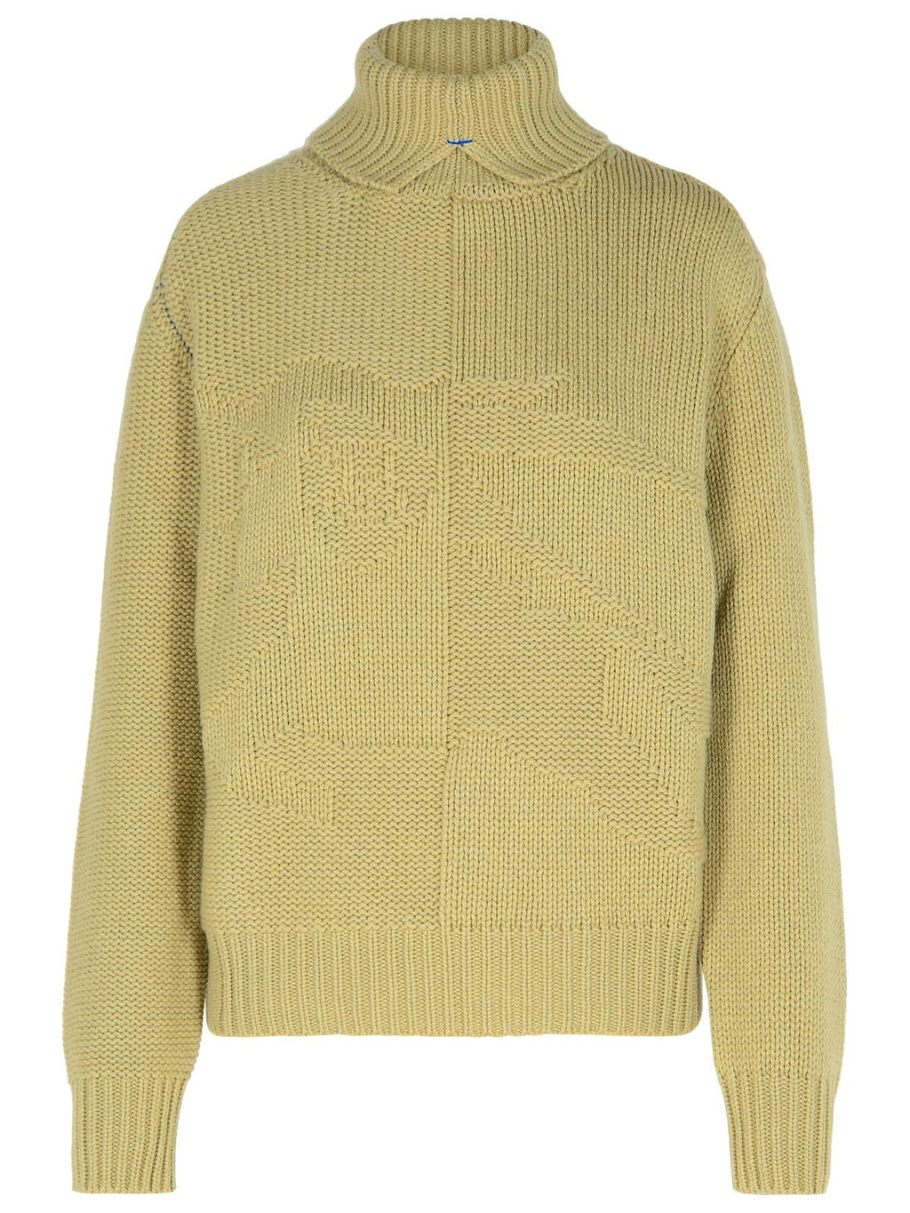 Burberry Green Cashmere Turtleneck Sweater Women