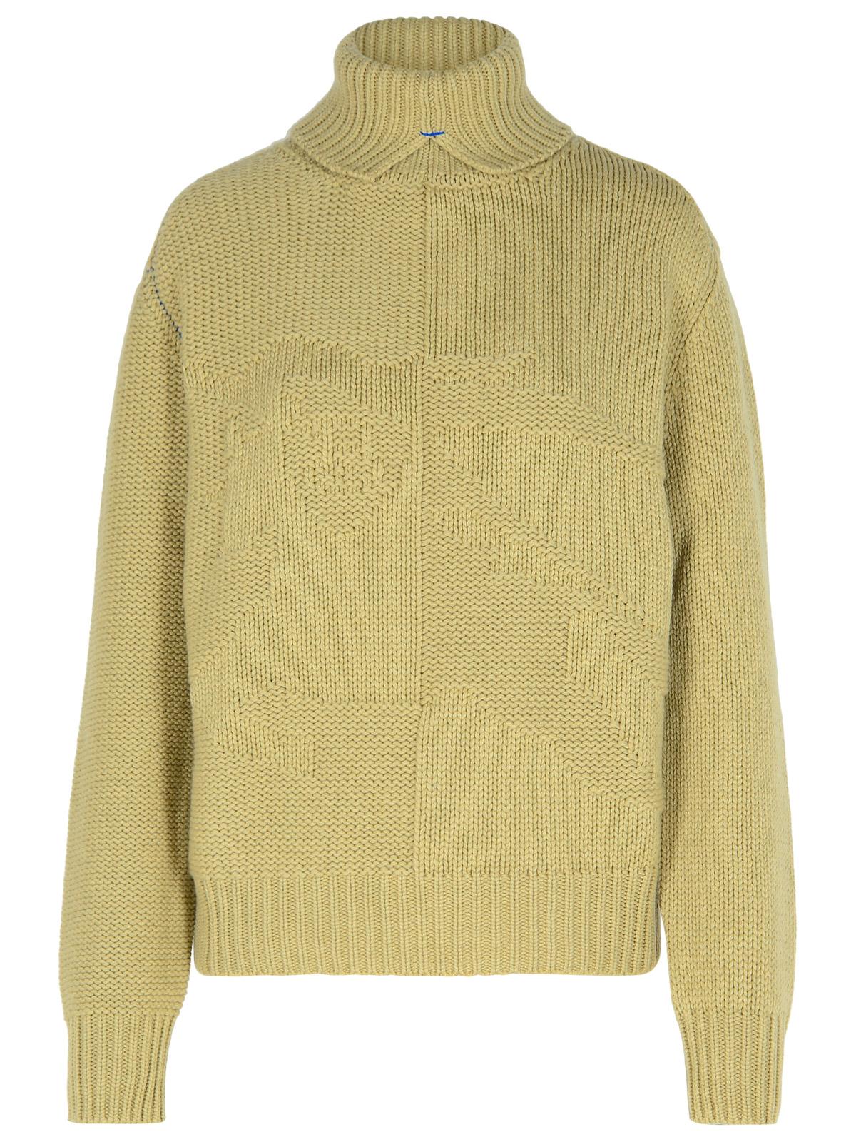 Burberry Green Cashmere Turtleneck Sweater Women