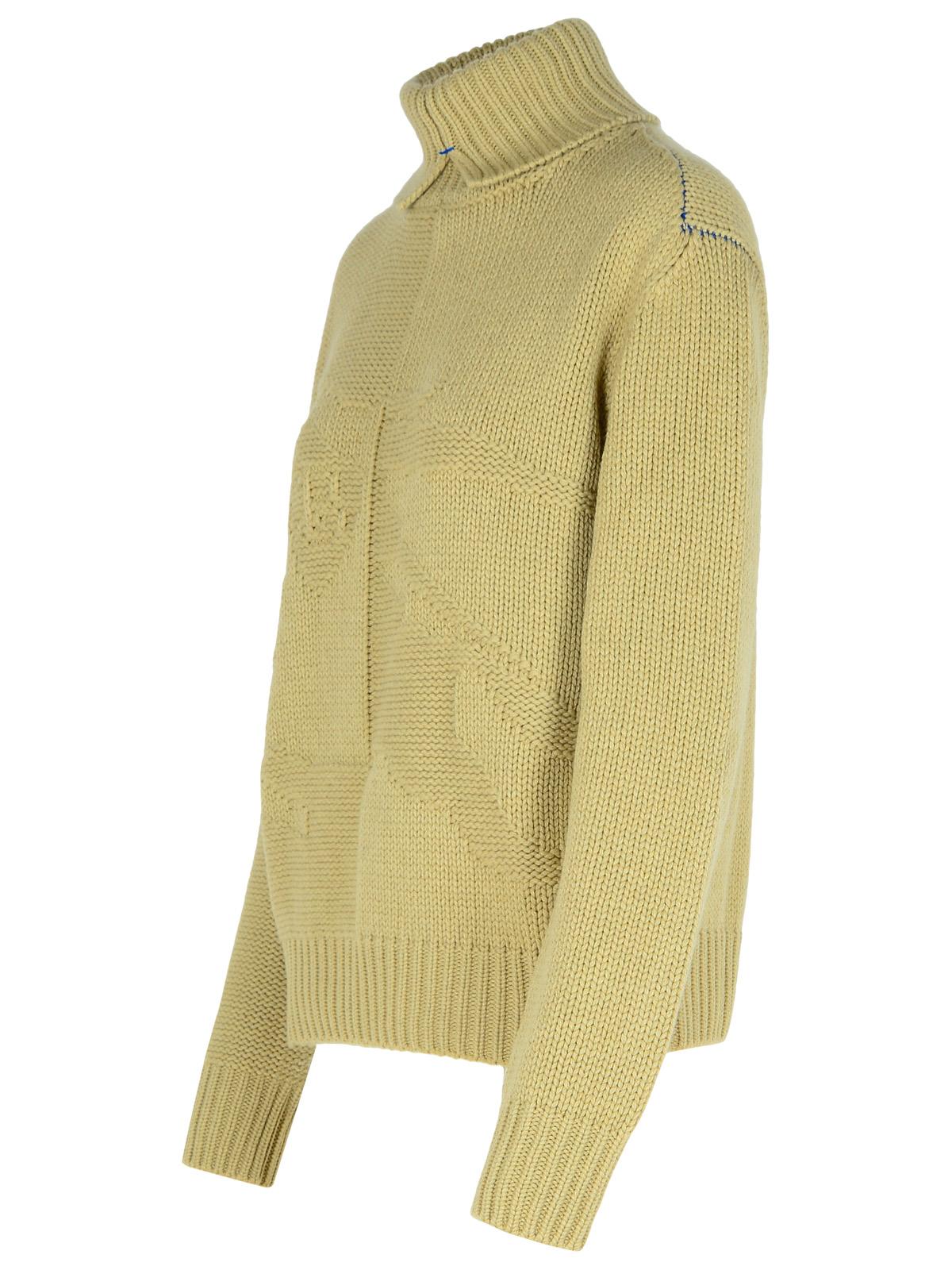 Burberry Green Cashmere Turtleneck Sweater Women