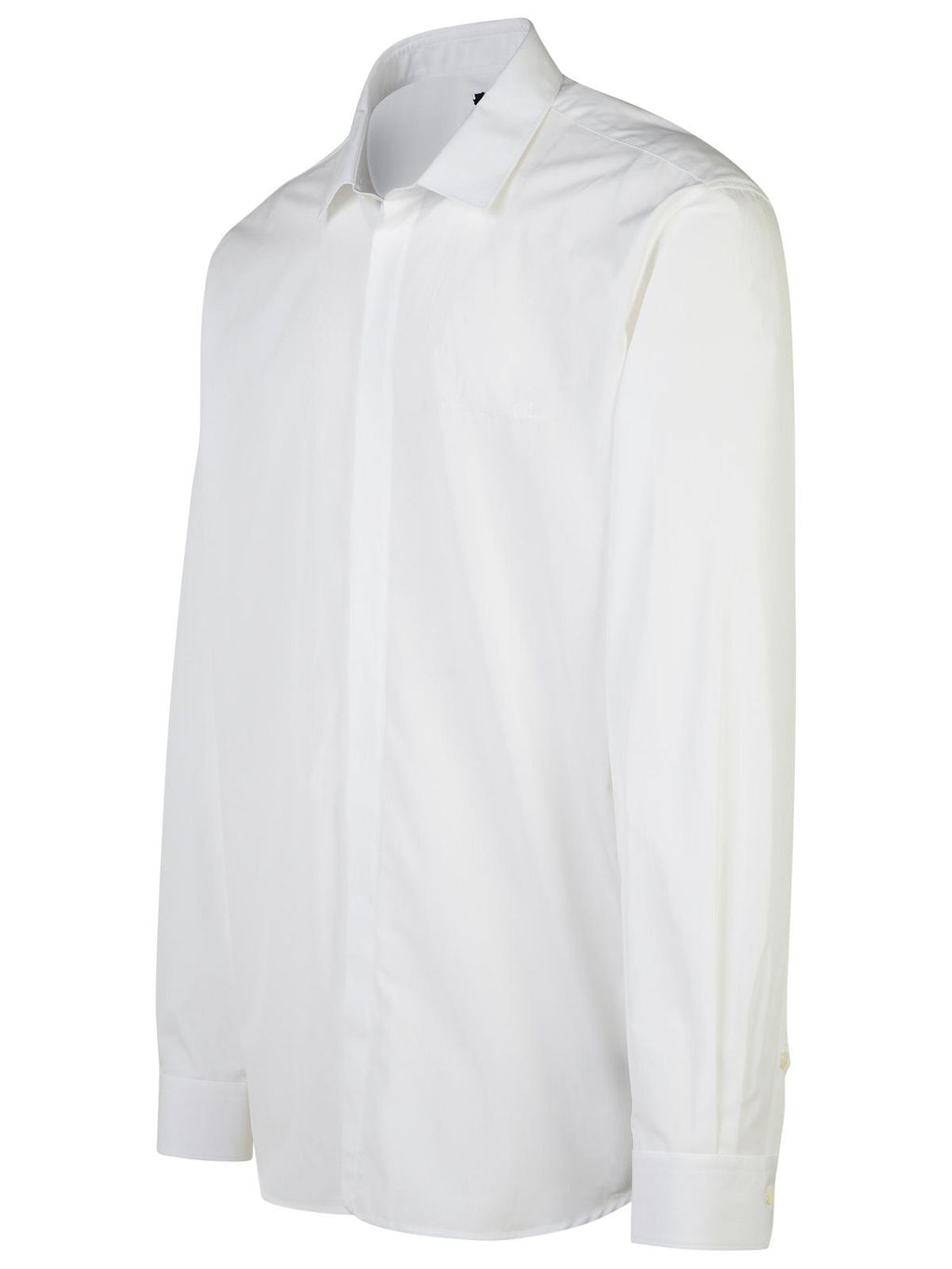 Balmain White Cotton Shirt Men