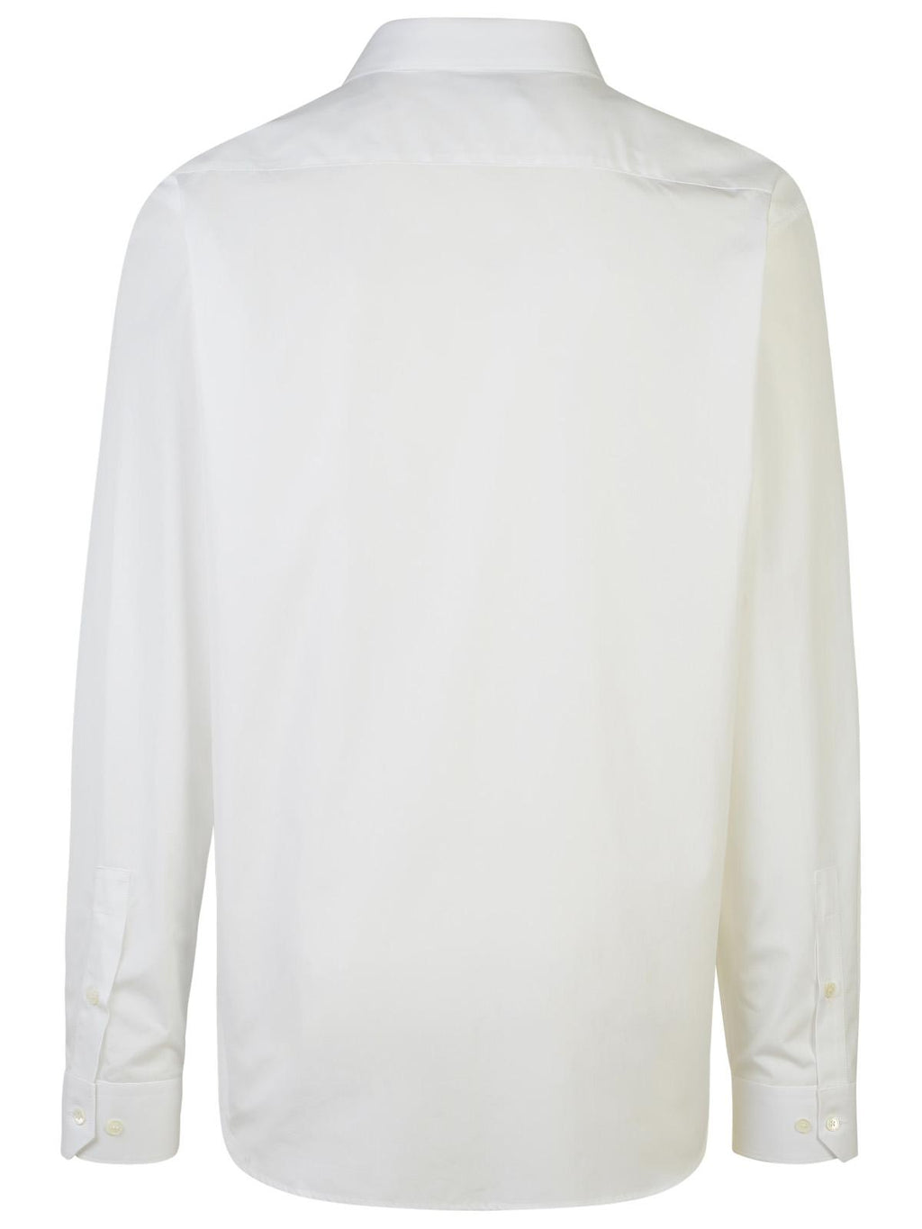 Balmain White Cotton Shirt Men