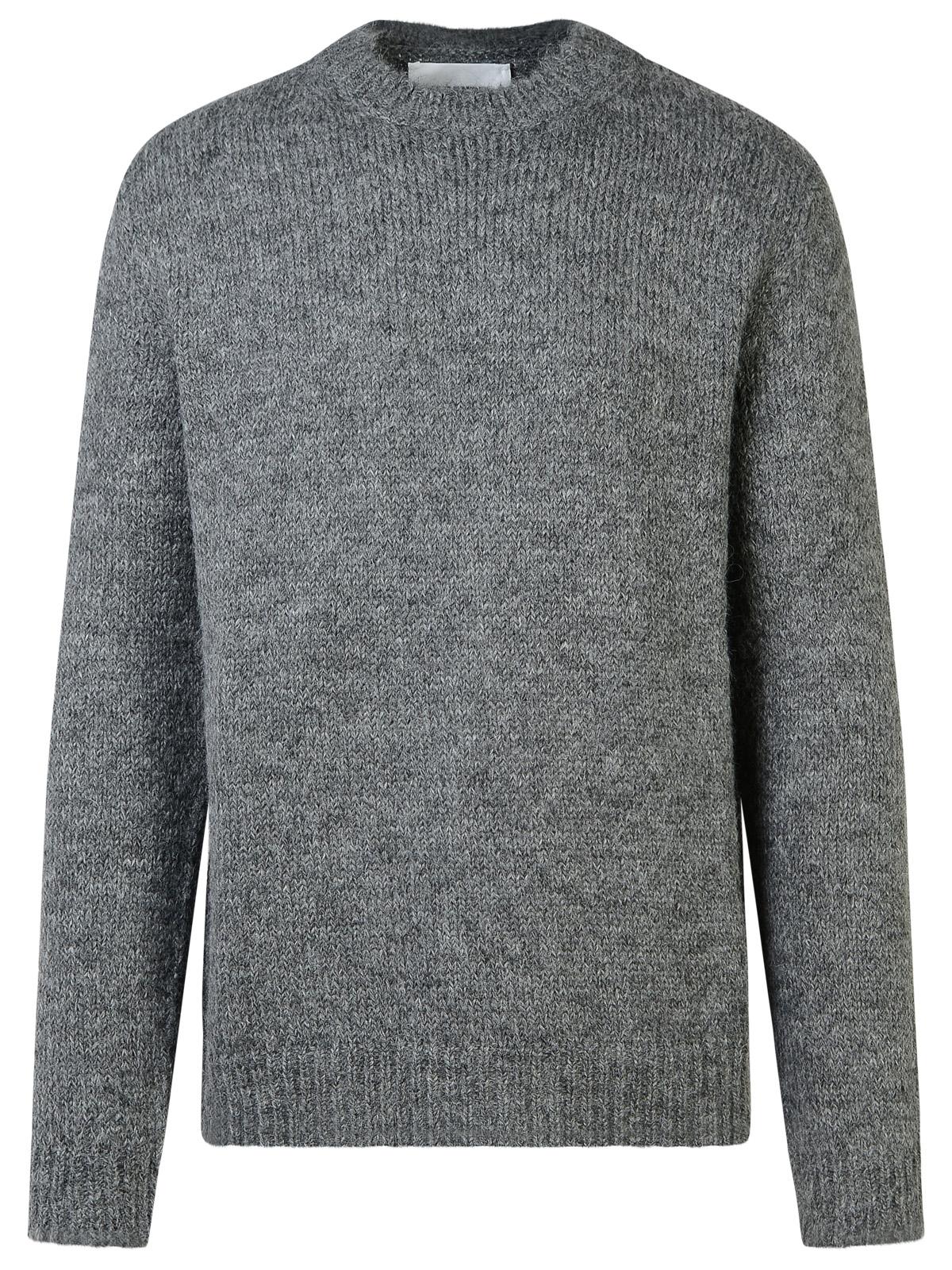 Jil Sander Grey Alpaca Blend Sweater Men