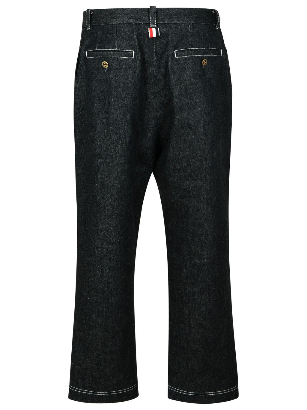Thom Browne Black Cotton Trousers Men