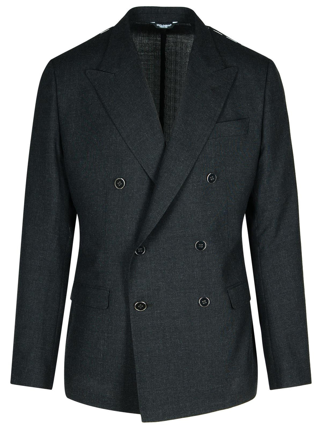 Dolce & Gabbana 'Drop 7' Dark Grey Wool Blazer Men