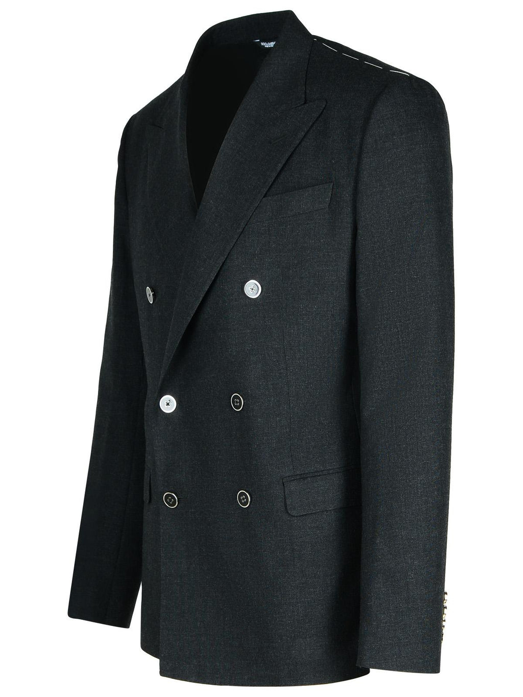 Dolce & Gabbana 'Drop 7' Dark Grey Wool Blazer Men
