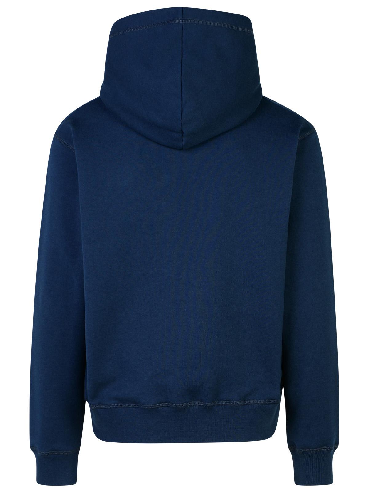Dsquared2 Navy Cotton Sweatshirt Men