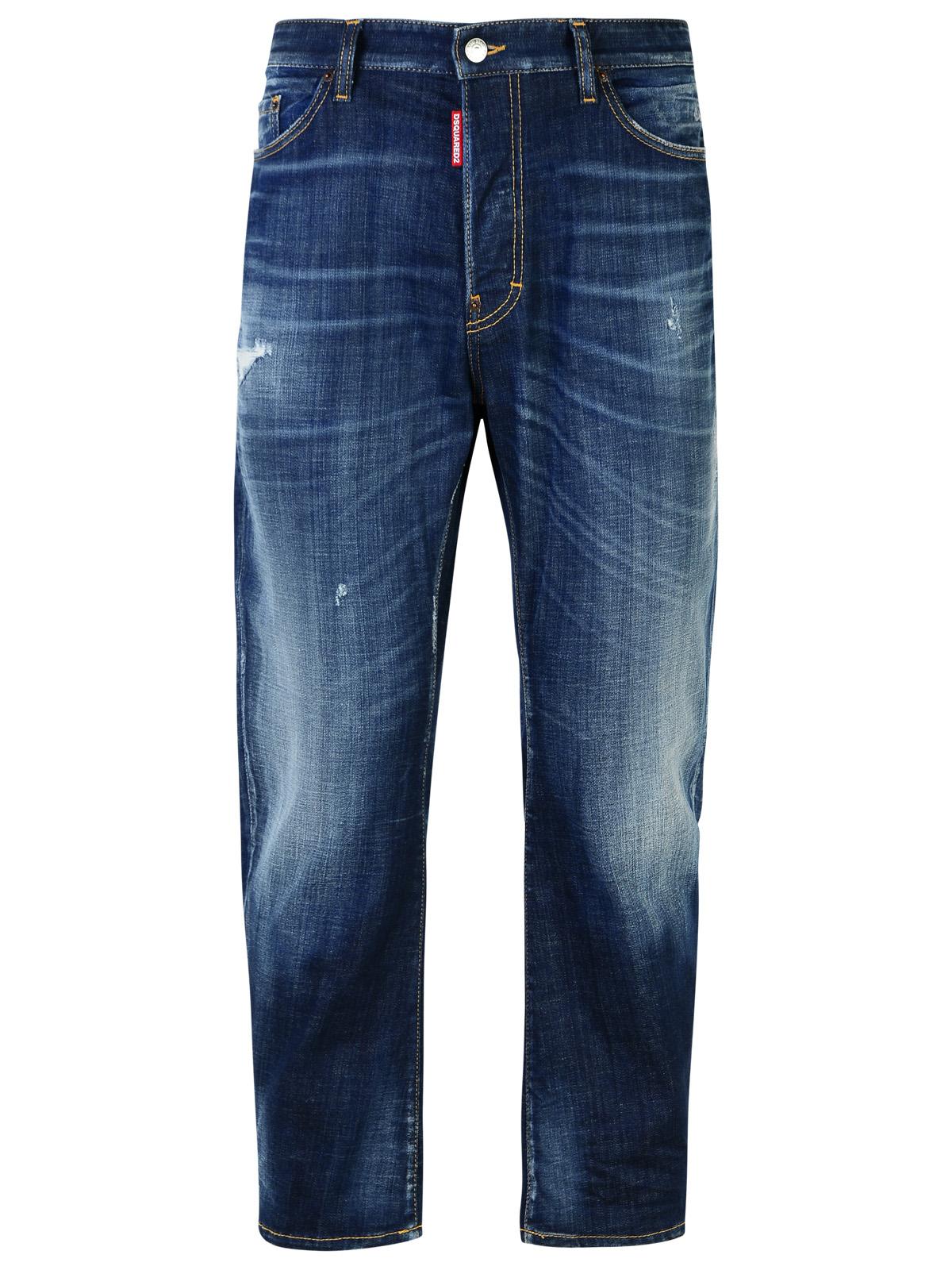 Dsquared2 'Bro' Blue Cotton Jeans Men
