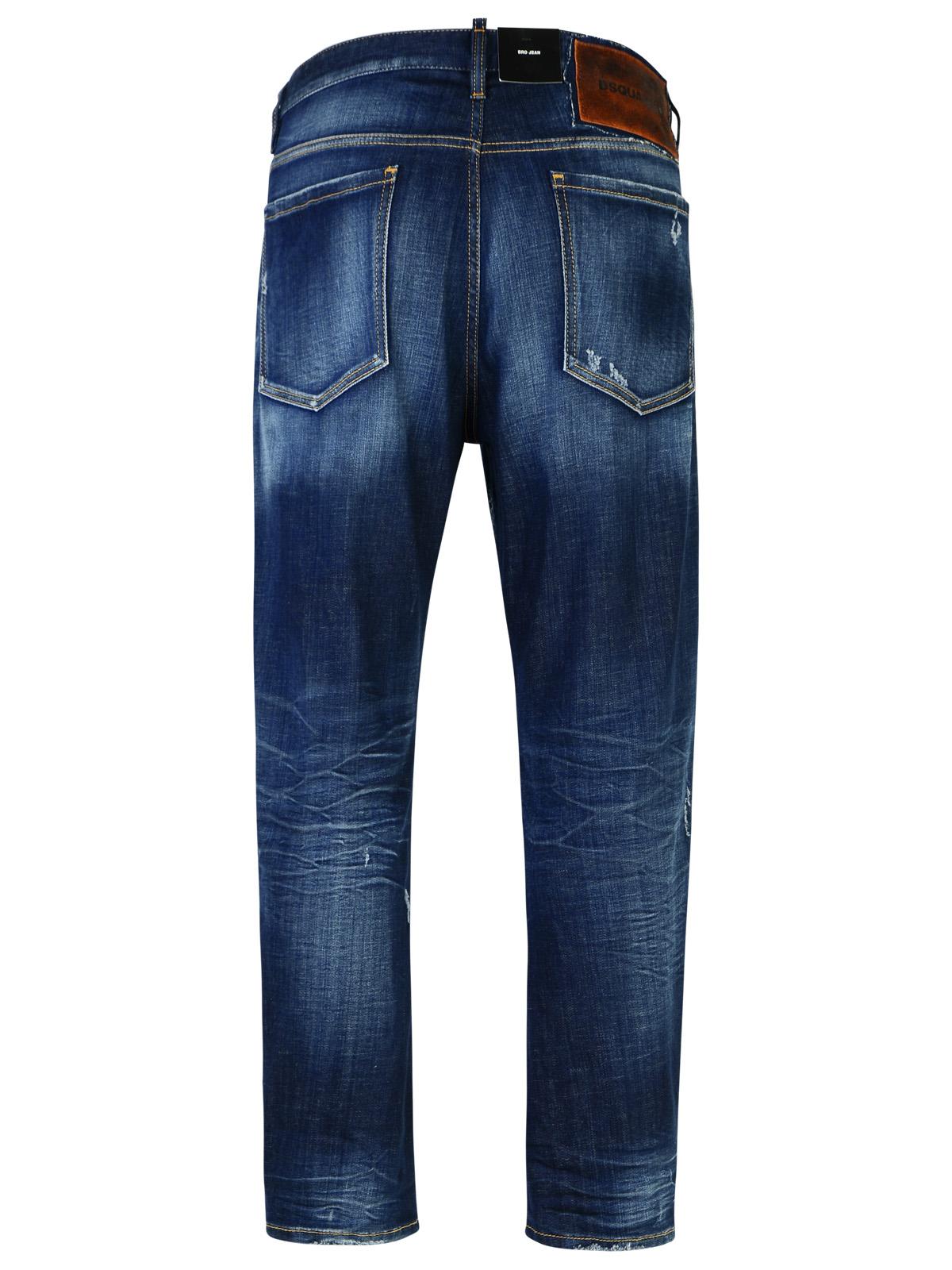 Dsquared2 'Bro' Blue Cotton Jeans Men
