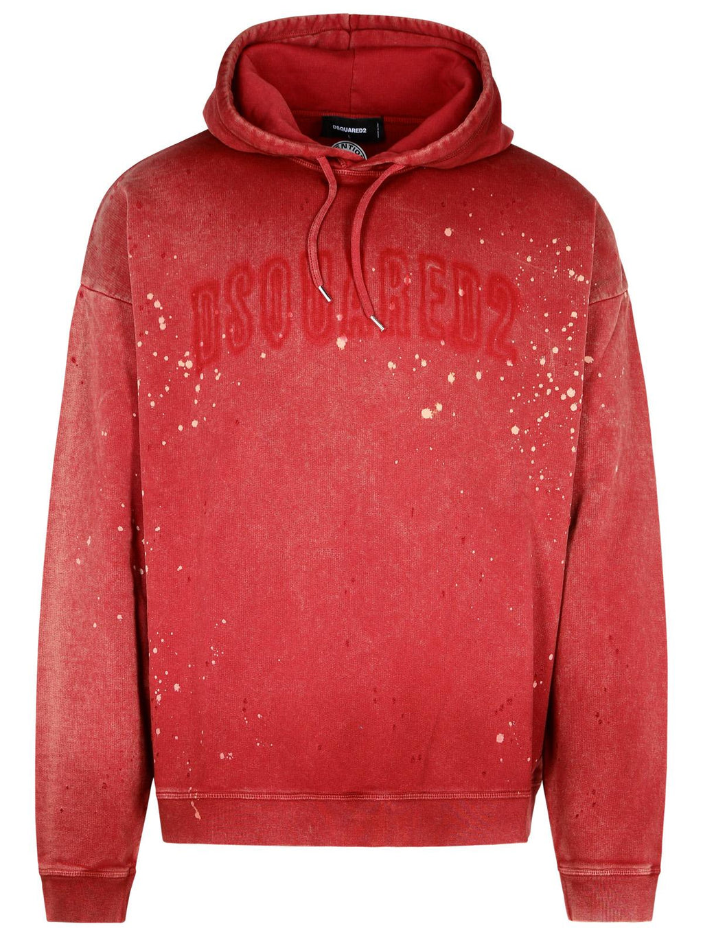 Dsquared2 Red Cotton Sweatshirt Men