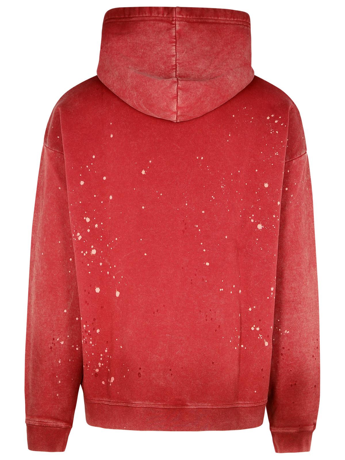 Dsquared2 Red Cotton Sweatshirt Men