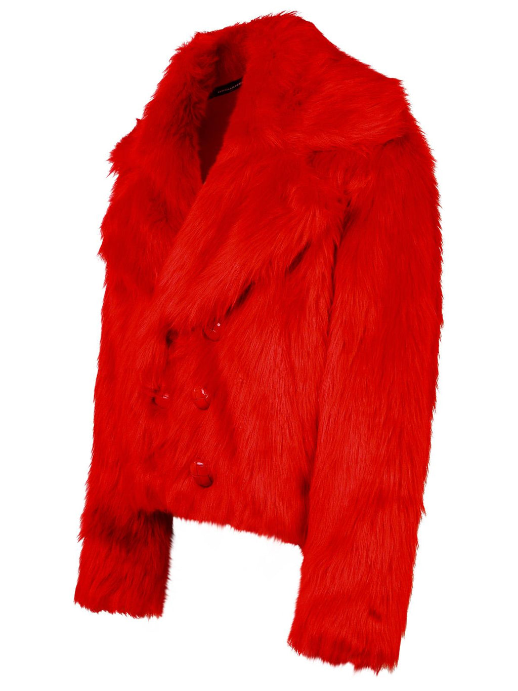 Dsquared2 'Pop Fox' Red Acrylic Blend Jacket Women