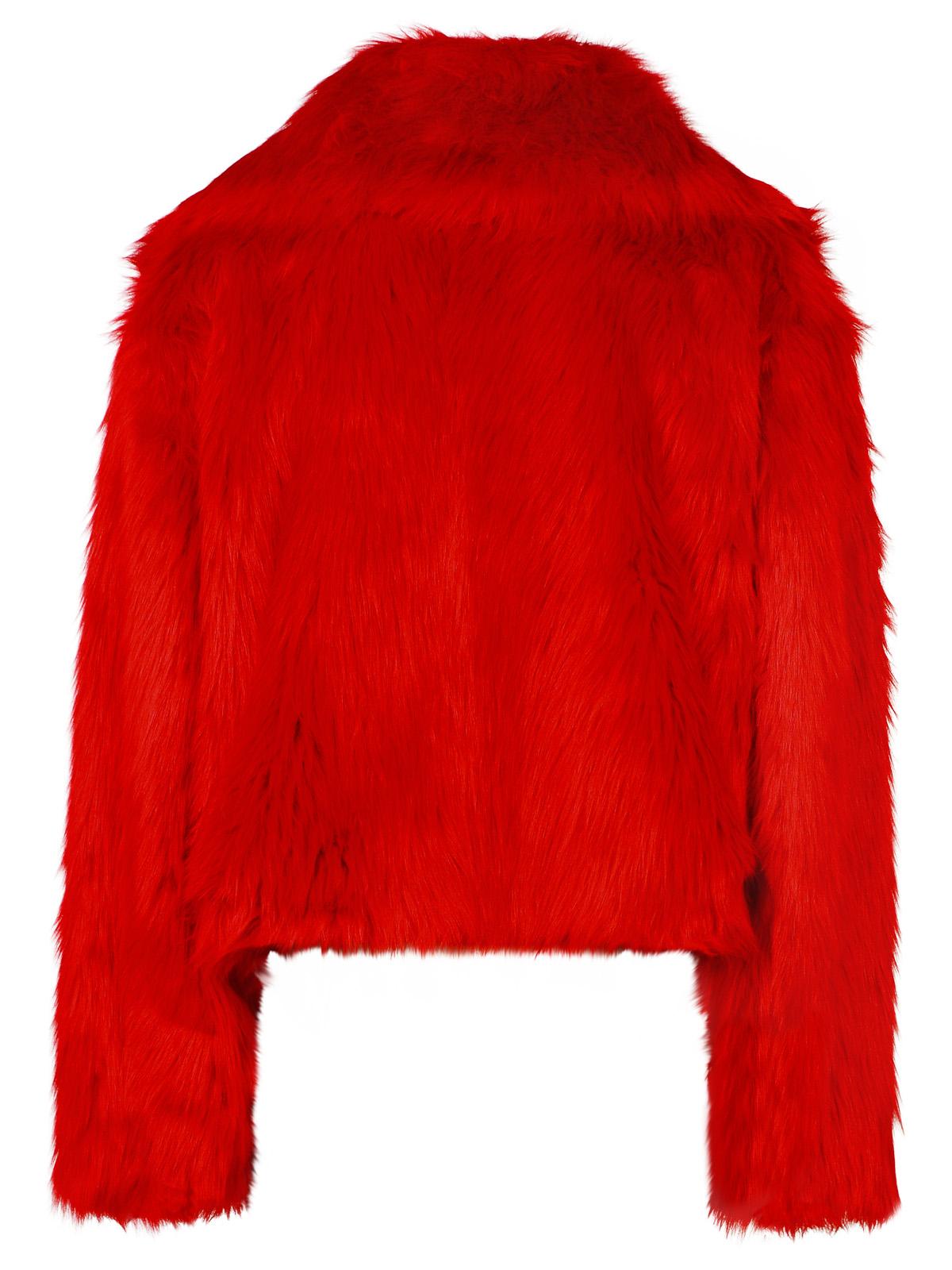 Dsquared2 'Pop Fox' Red Acrylic Blend Jacket Women