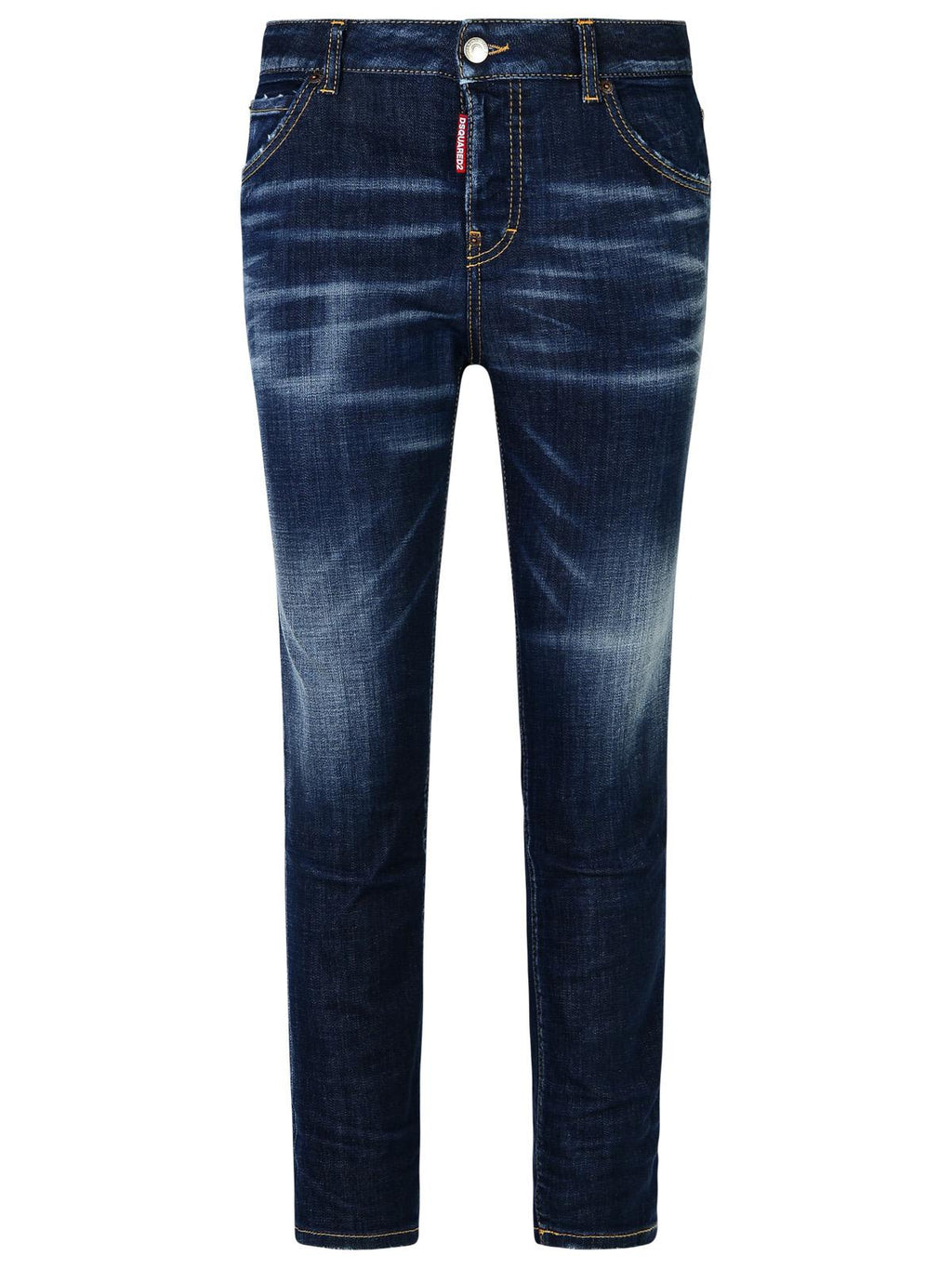 Dsquared2 'Cool Girl' Blue Cotton Blend Jeans Women