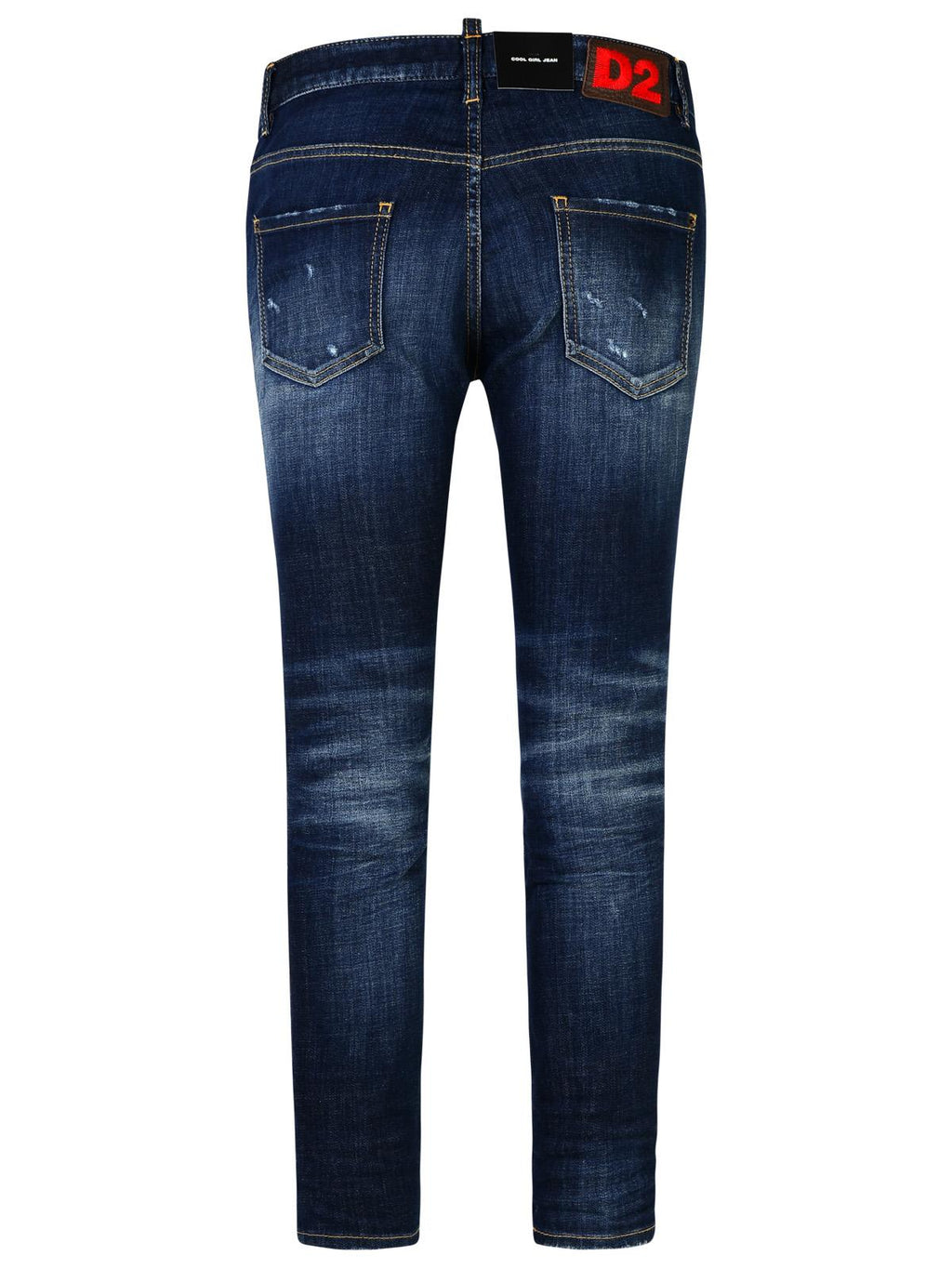 Dsquared2 'Cool Girl' Blue Cotton Blend Jeans Women