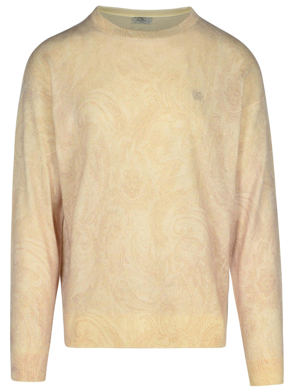 Etro 'Paisley' Ivory Wool Sweater Men